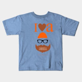 I LOVE A LUMBERSEXUAL Kids T-Shirt